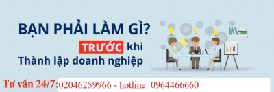 CẦN CHUẨN BỊ GÌ TRƯỚC KHI THÀNH LẬP CÔNG TY